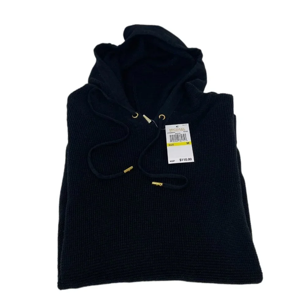 MICHAEL KORS  Waffle Knit Hoodie - Picture 5 of 6